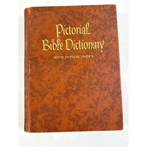 Vintage Pictorial Bible Dictionary  Topical Index 1966 Zondervan Southwestern Co - Picture 1 of 13